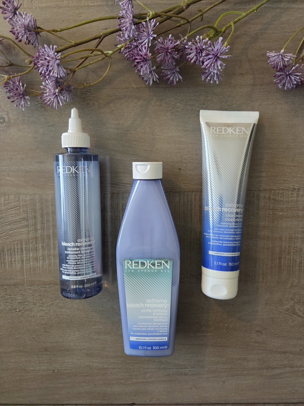 Redken Extreme Bleach Recovery Shampoo & Treatments Trio